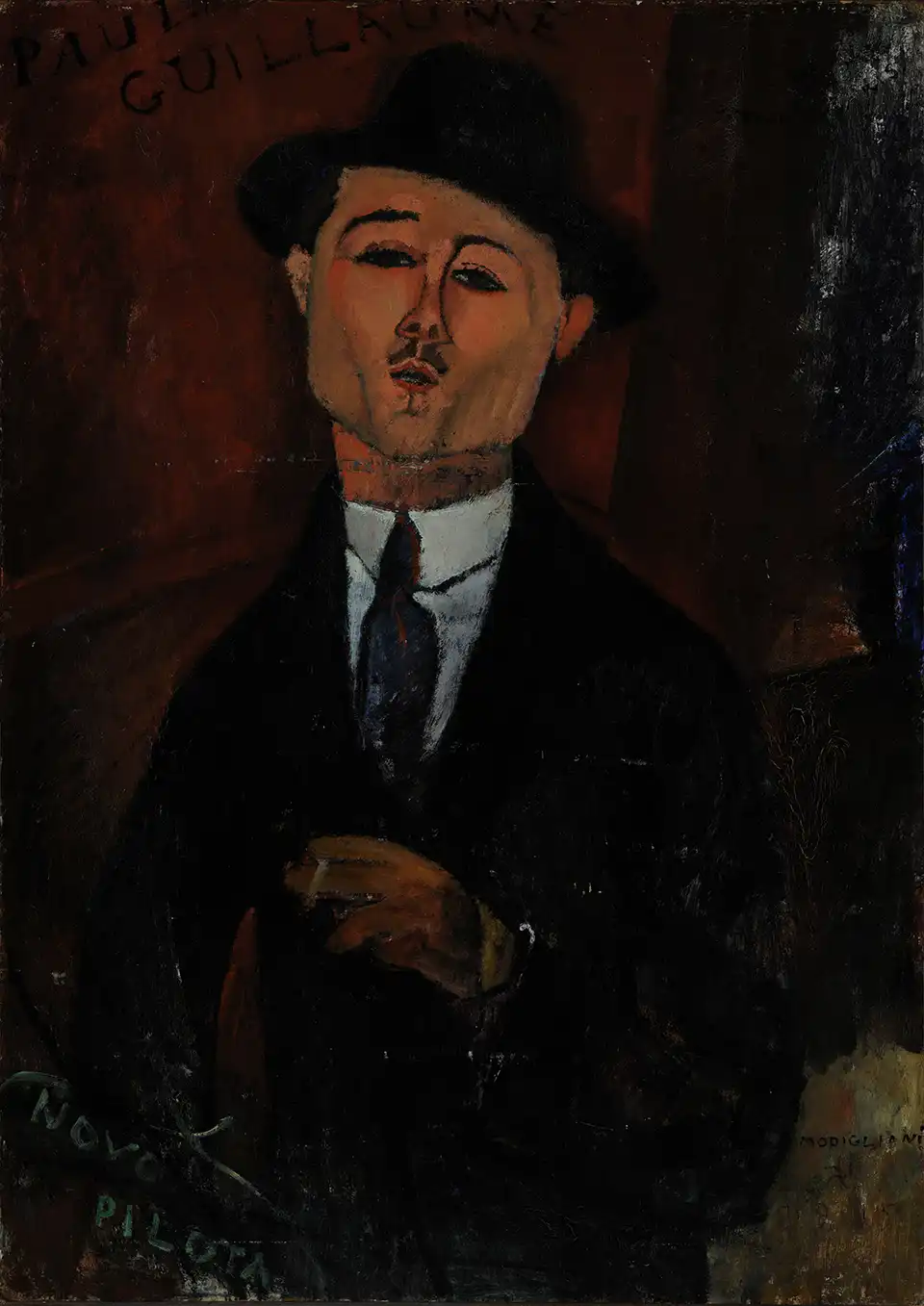 paul-guillaume-novo-pilota-painting-by-amedeo-modigliani paul-guillaume-novo-pilota-painting-by-amedeo-modigliani